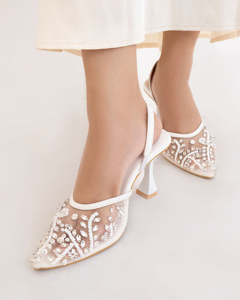 RENE Mesh Heels